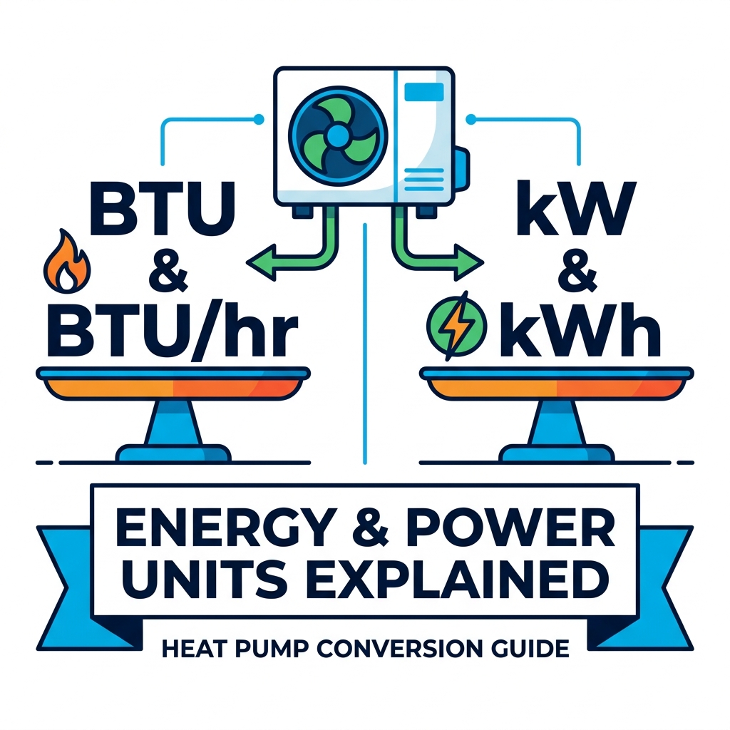 BTU vs BTU/h vs kW vs kWh: Wyjaśnienie jednostek energii i mocy